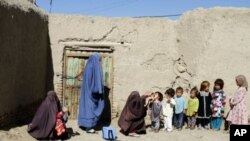 While some Afghan children are being vaccinated, health workers are unable to access remote regions controlled by Islamic militants.