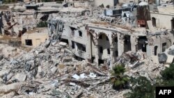 Les ruines de la citadelle d'Alep classée par l'UNESCO, 3 juillet 2016.
