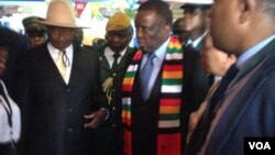 OMongameli Museveni loMnangagwa embukisweni oweZITF '2019