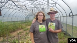 Greg Masucci and his wife, Maya Wechsler, founded A Farm Less Ordinary in Bluemont, Virginia, to teach farming skills to people with intellectual and developmental disabilities and help them earn money. (Faiza Elmasry/VOA)