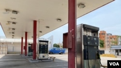 Estación de servicio abierta en Maracaibo, estado Zulia, Venezuela. Abril de 2021.