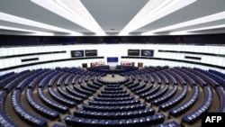 Evropski parlament u Strazburu, istočna Francuska. (Fotografija: FREDERICK FLORIN / AFP)