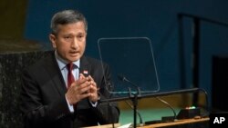 စင်ကာပူနိုင်ငံခြားရေးဝန်ကြီးVivian Balakrishnan 