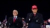 FILE PHOTO - President Donald Trump arrives for a campaign rally at Gerald R. Ford International Airport, Nov. 2, 2020, in Grand Rapids, Mich., with Vice President Mike Pence. (AP Photo/Evan Vucci)