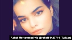 Rahaf Mohammed al-Qunu, người chốn chạy khỏi gia đình ở Ả-rập Saudi, đang được chính phủ Úc xem xét cho xin tị nạn theo sau một quyết định của Cao ủy Tị nạn LHQ. (Twitter Rahaf Mohammed via @rahaf84427714)