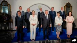 지난 19일 이탈리아 카프리섬에서 열린 주요 7개국(G7) 외교장관 회의.