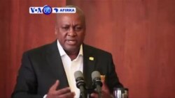 VOA60 AFIRKA: GHANA Shugaba John Dramani Mahama Na Ghana Ya ce, Janairu 13, 2016