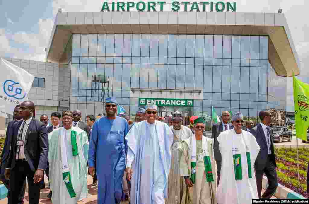 Buhari ya kaddamar da jirgin kasa da zai rika zirga-zirga cikin Birnin Abuja