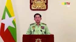 Pemimpin junta militer Myanmar, Jenderal Min Aung Hlaing, di Naypyitaw, Myanmar, 8 Februari 2021.