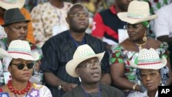 Delegates from Abia State, Nigeria, attend a ruling party primary in Abuja, Nigeria.