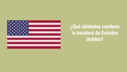 ¿Qué símbolos contiene la bandera de Estados Unidos?