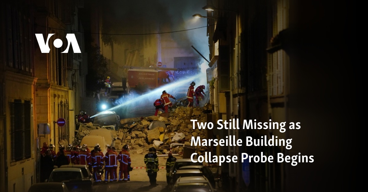 Two Still Missing as Marseille Building Collapse Probe Begins - Vimarsana News