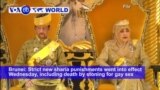 VOA60 World PM - Brunei: Strict new sharia punishments went into effect Wednesday