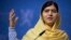FILE - Nobel Peace Prize laureate Malala Yousafzai.