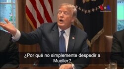 Trump habla sobre la posibilidad de despedir a Mueller