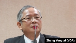 台湾执政党国民党立委 林郁方(美国之音张永泰拍摄)
