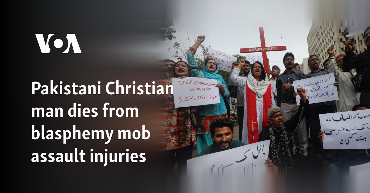 Pakistani Christian man dies from blasphemy mob assault injuries