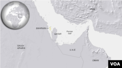 Peta wilayah Bahrain
