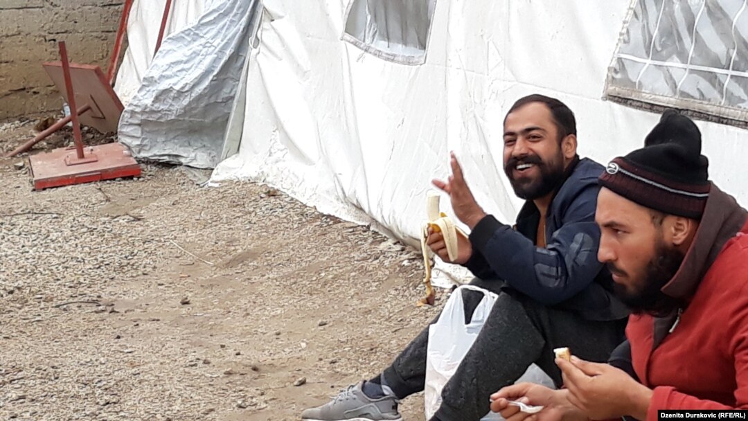 Bosnia and Herzegovina -- Migrants in the Vucjak camp near Bihac, November 9, 2019.