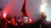 'Glory to Ukraine': Nationalist Groups Protest President