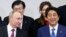 Russian President Vladimir Putin (L) and Japanese Prime minister Shinzo Abe attend a Japanese-Russian meeting in Tokyo, Japan, Dec. 16, 2016.