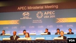 Pertemuan Menteri Perdagangan negara-negara anggota APEC di Honolulu, Hawaii (11/11).