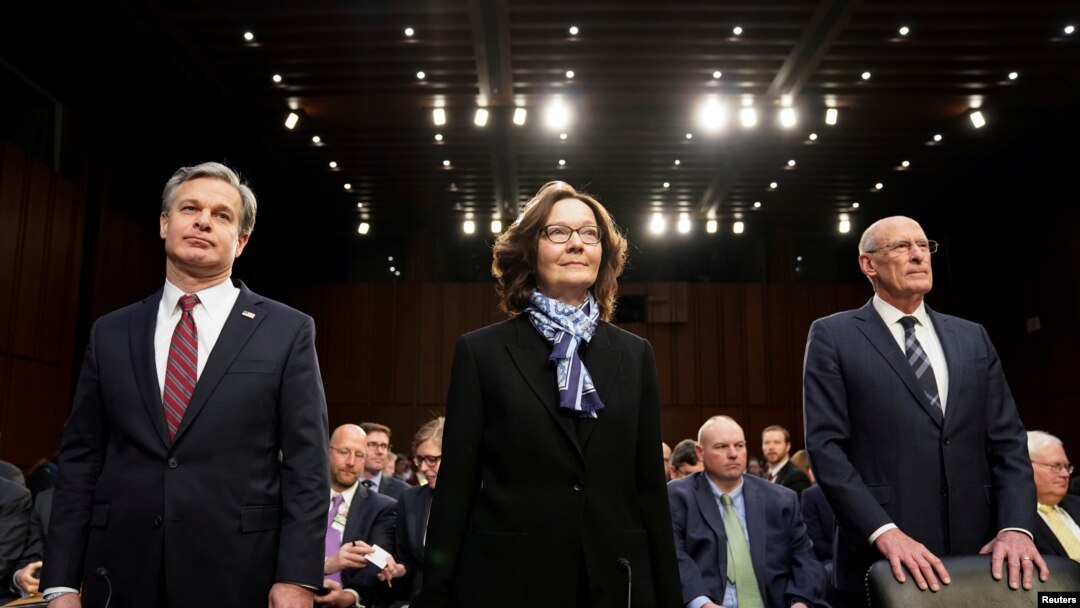 Các lãnh đạo CIA, FBI và Tình báo Quốc gia gặp quôc hội Mỹ, 29/1/2019