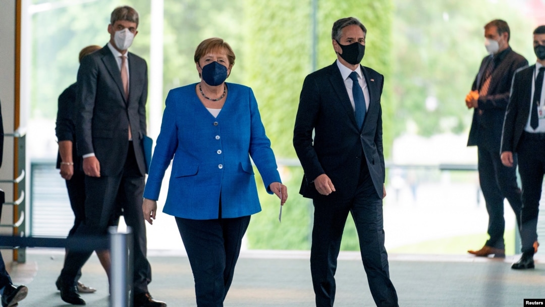 Blinken va Merkel Berlinda