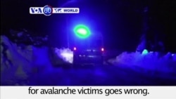 VOA60 World PM - Italy Avalanche Death Toll Rises to 15