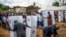 People cast their votes at a polling station in Mzuzu, Malawi during general elections on May 21, 2019.