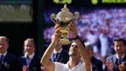 Wimbledon အမျိုးသားတင်းနစ် Djokovic က Kevin Anderson ကို ၃ ပွဲပြတ်နိုင် ဗိုလ်စွဲ