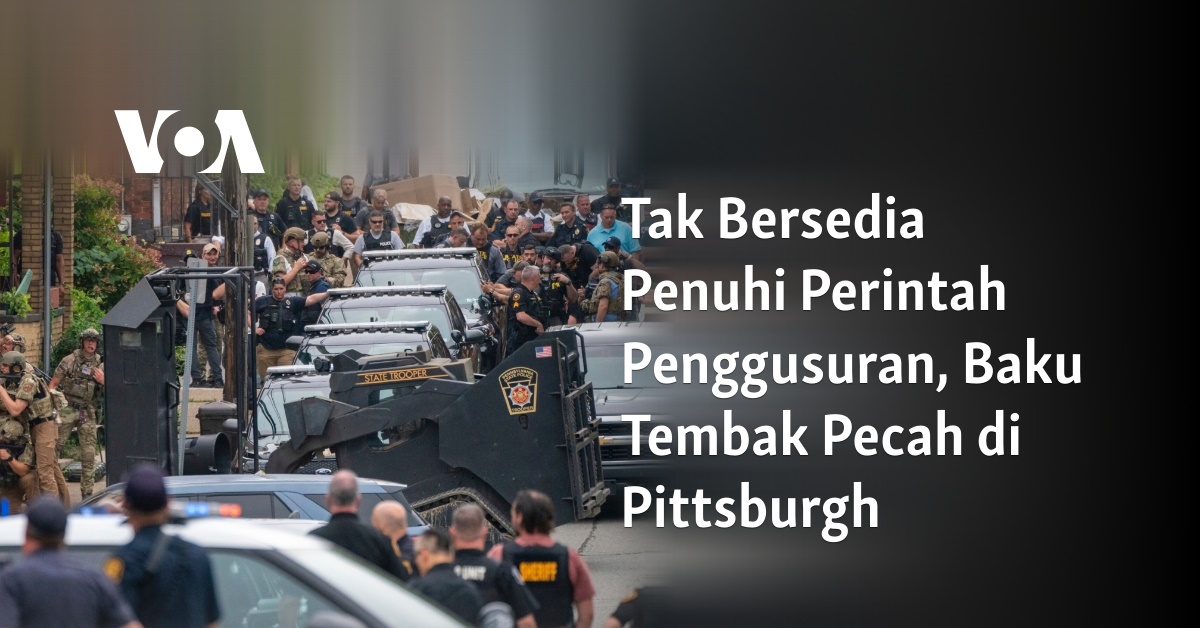 Tak Bersedia Penuhi Perintah Penggusuran Baku Tembak Pecah Di Pittsburgh