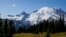 FILE - Mount Rainier is pictured Sept. 21, 2023, at Mount Rainier National Park, from Sunrise, Wash. A U.S. Navy jet crashed in the area on Oct. 16, 2024.