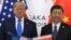 美国总统特朗普和中国国家主席习近平2019年6月29日在日本大阪召开的G20峰会期间见面。