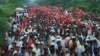 نئی دہلی میں ہزاروں بھارتی کسانوں کا احتجاج 