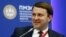 FILE - Russian Economy Minister Maxim Oreshkin attends a session of the St. Petersburg International Economic Forum (SPIEF), Russia, May 24, 2018. 