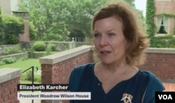 Elizabeth Karcher, direktur eksekutif dari Wilson House (dok: VOA)