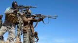 (FILE) Puntland security forces hold position after capturing an ISIS base in Cal Miskaad mountain range in Bari, east of the Gulf of Aden in the city of Bosasso, Puntland region, Somalia January 25, 2025.