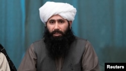 FILE - Mohammad Naeem, spokesman for the Taliban's political office.