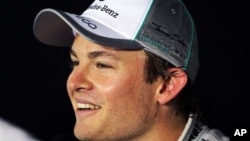 Nico Rosberg, pemenang Grand Prix formula satu di Tiongkok 