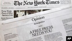Newsrooms vs Trump