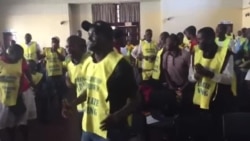 Vendors Singing At A Meeting in Harare