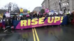 全美多個城市舉行婦女大遊行