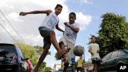 Brazil Soccer WCup Daily Life