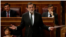 El presidente del Gobierno español, Mariano Rajoy, responde a una pregunta en el Parlamento, en Madrid, 18 de octubre de 2017. 