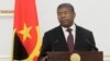Le président angolais, Joao Lourenco, lors d'une rencontre avec le Premier ministre portugais à Luanda le 18 septembre 2018