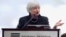 FILE - Federal Reserve Chairman Janet Yellen speaks during a conference on economic opportunity at the Federal Reserve Bank in Boston.