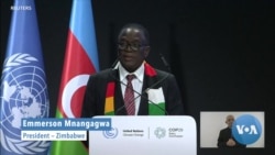 Zimbabwe President Mnangagwa addresses COP29 summit