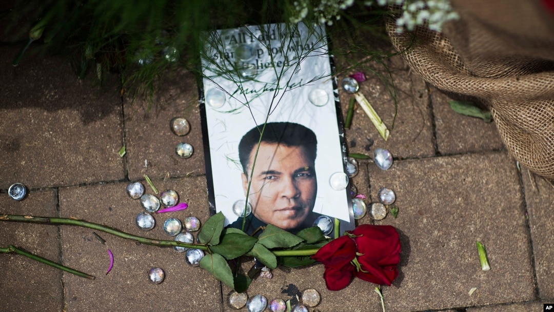 Memorial Muhammad Ali di Muhammad Ali Center, Louisville, Kentucky (5/6).
