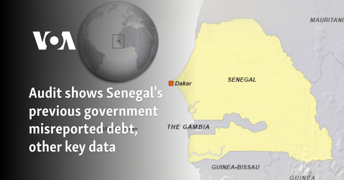 Audit shows Senegal's previous government misreported debt, other key data